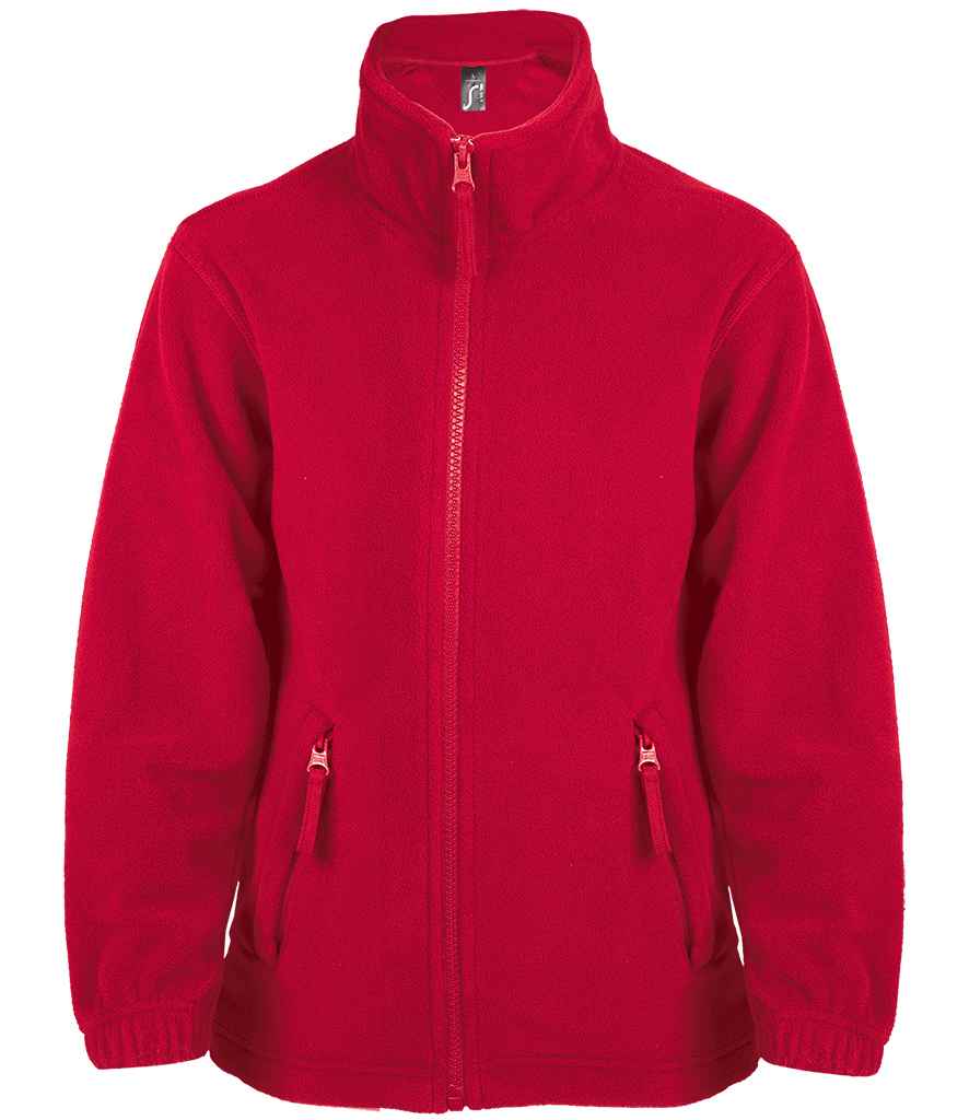 SOL'S Kids North Fleece Jacket | Red