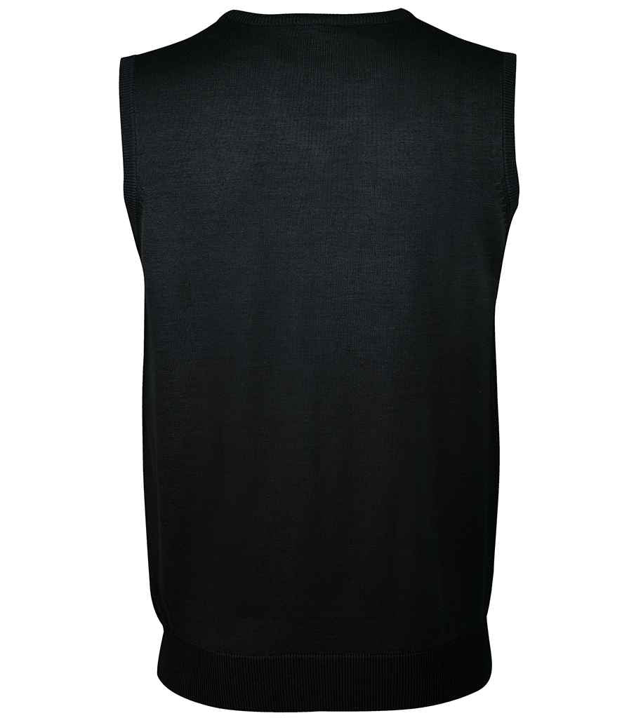 SOL'S Unisex Gentlemen Sleeveless Cotton Acrylic V Neck Sweater | Black