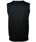 SOL'S Unisex Gentlemen Sleeveless Cotton Acrylic V Neck Sweater | Black