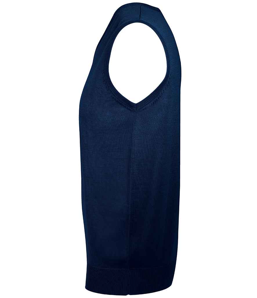 SOL'S Unisex Gentlemen Sleeveless Cotton Acrylic V Neck Sweater | Navy