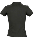 SOL'S Ladies People Cotton Piqué Polo Shirt | Black