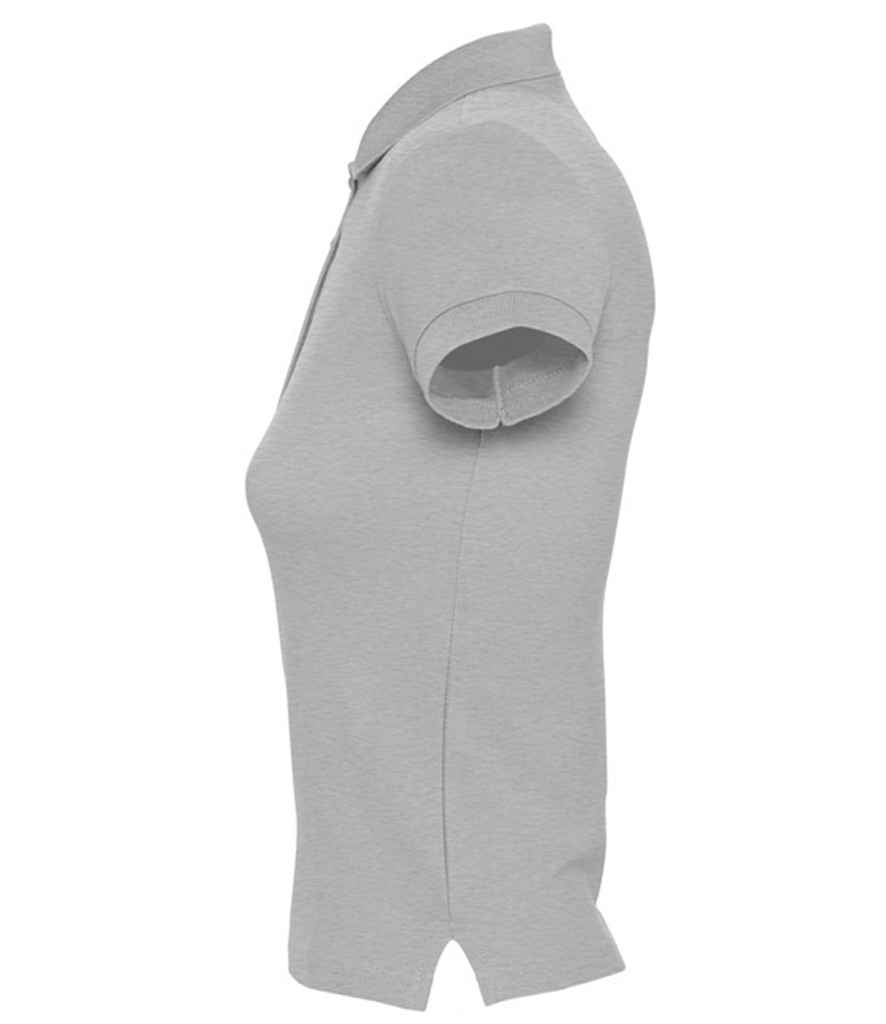 SOL'S Ladies People Cotton Piqué Polo Shirt | Grey Marl