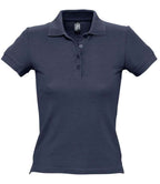 SOL'S Ladies People Cotton Piqué Polo Shirt | Navy
