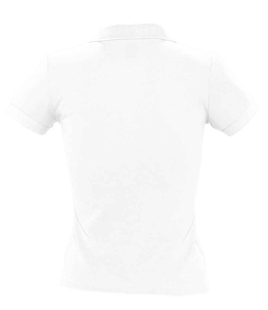 SOL'S Ladies People Cotton Piqué Polo Shirt | White