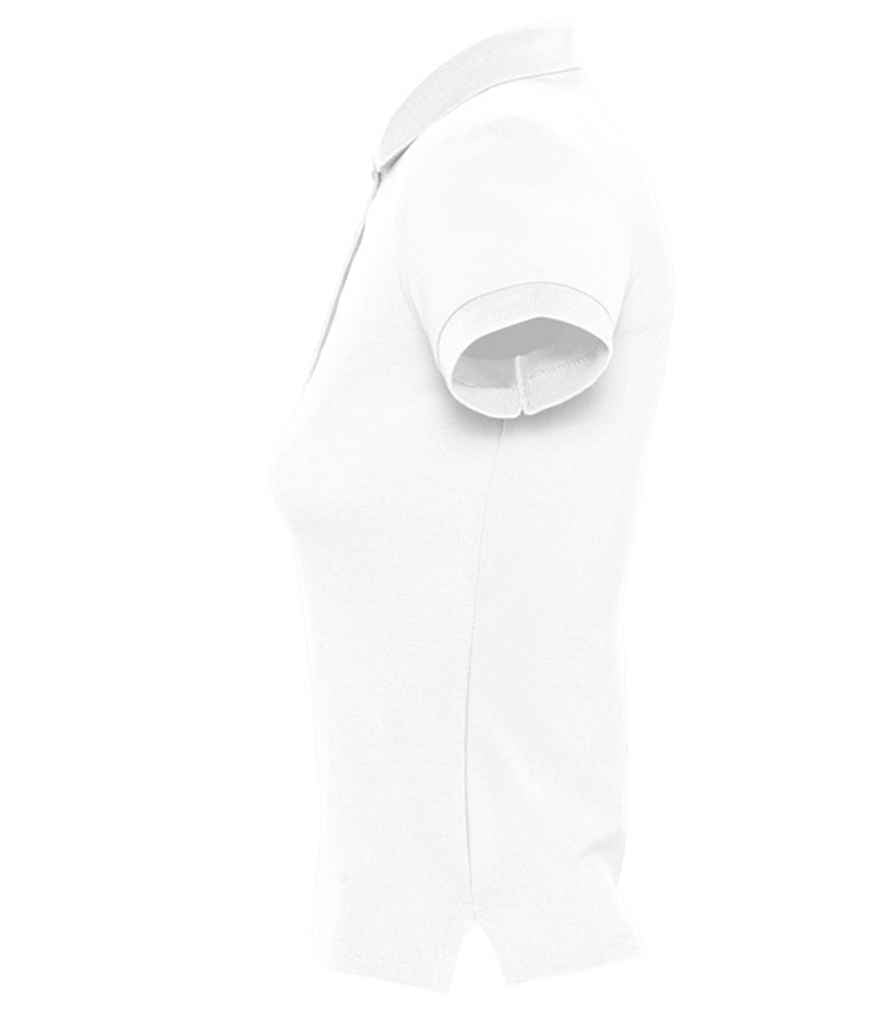 SOL'S Ladies People Cotton Piqué Polo Shirt | White