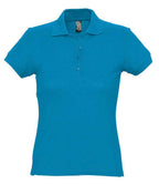 SOL'S Ladies Passion Cotton Piqué Polo Shirt | Aqua
