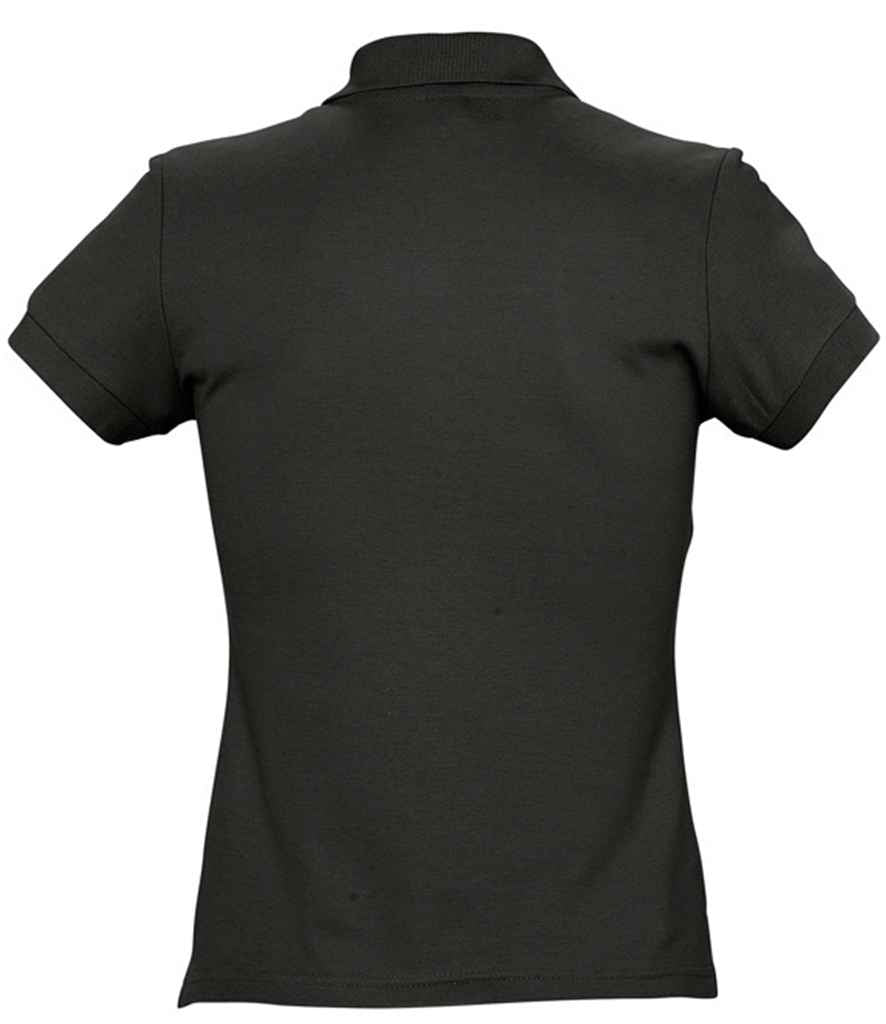 SOL'S Ladies Passion Cotton Piqué Polo Shirt | Black