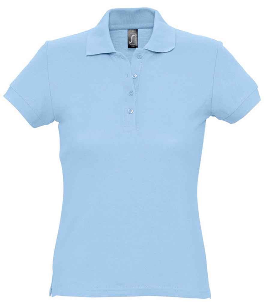 SOL'S Ladies Passion Cotton Piqué Polo Shirt | Sky Blue