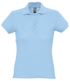 SOL'S Ladies Passion Cotton Piqué Polo Shirt | Sky Blue