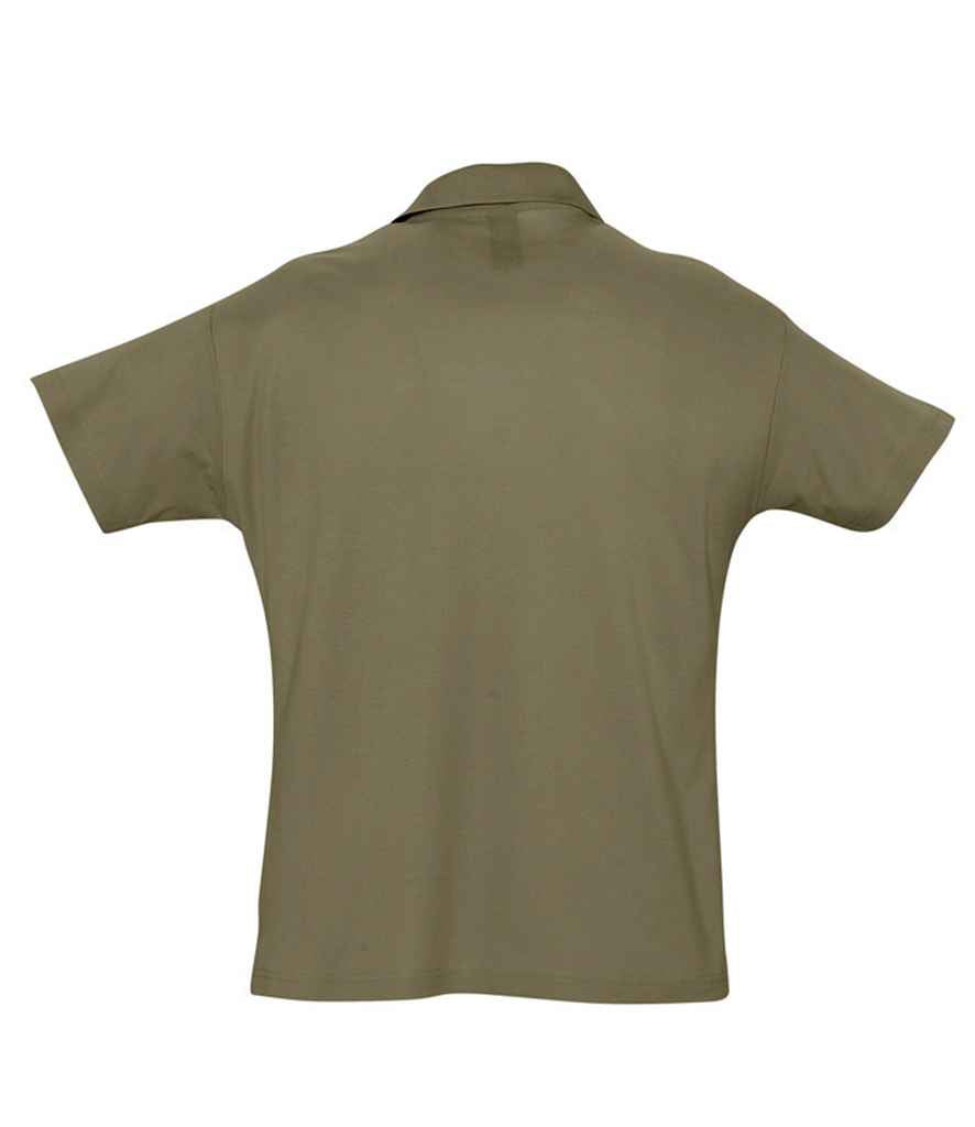 SOL'S Summer II Cotton Piqué Polo Shirt | Army