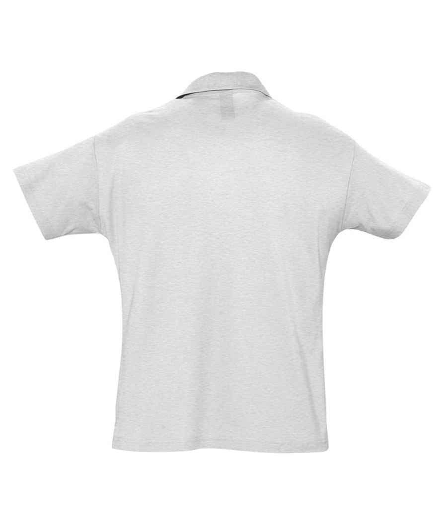 SOL'S Summer II Cotton Piqué Polo Shirt | Ash