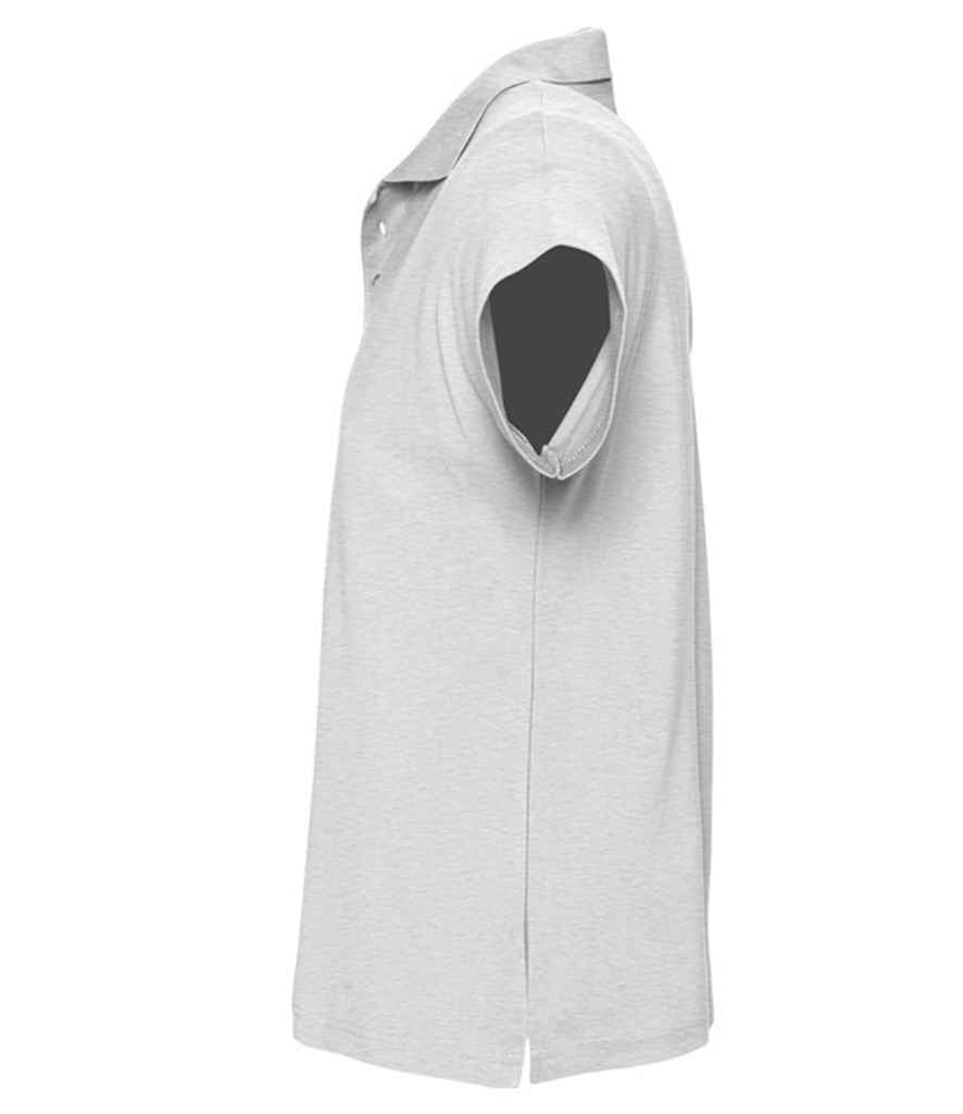SOL'S Summer II Cotton Piqué Polo Shirt | Ash