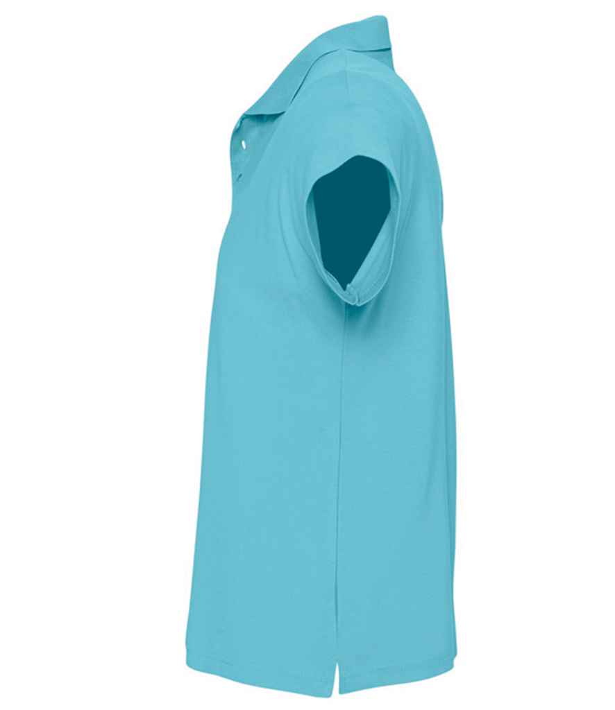 SOL'S Summer II Cotton Piqué Polo Shirt | Atoll Blue