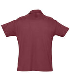 SOL'S Summer II Cotton Piqué Polo Shirt | Burgundy