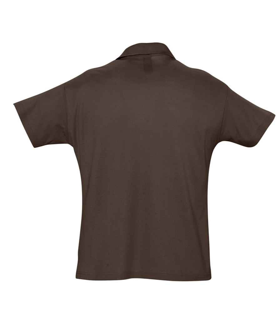 SOL'S Summer II Cotton Piqué Polo Shirt | Chocolate