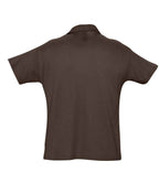 SOL'S Summer II Cotton Piqué Polo Shirt | Chocolate
