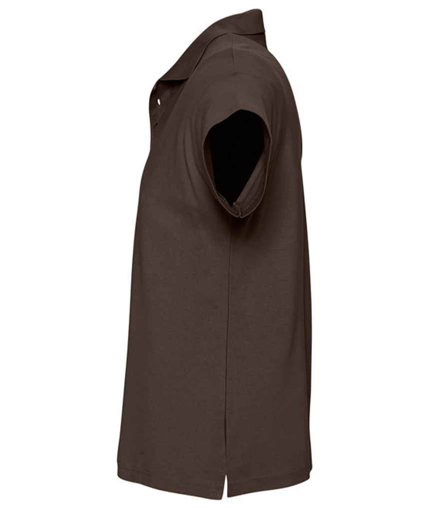 SOL'S Summer II Cotton Piqué Polo Shirt | Chocolate