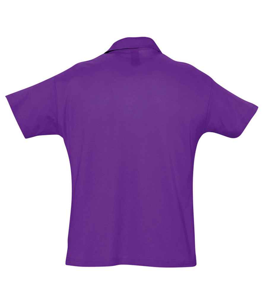 SOL'S Summer II Cotton Piqué Polo Shirt | Dark Purple