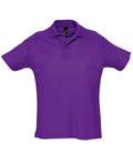 SOL'S Summer II Cotton Piqué Polo Shirt | Dark Purple