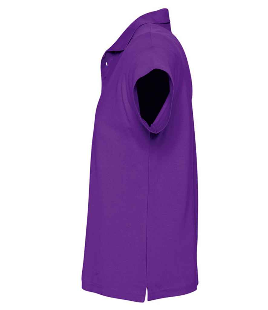 SOL'S Summer II Cotton Piqué Polo Shirt | Dark Purple