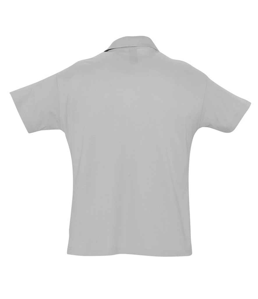 SOL'S Summer II Cotton Piqué Polo Shirt | Grey Marl
