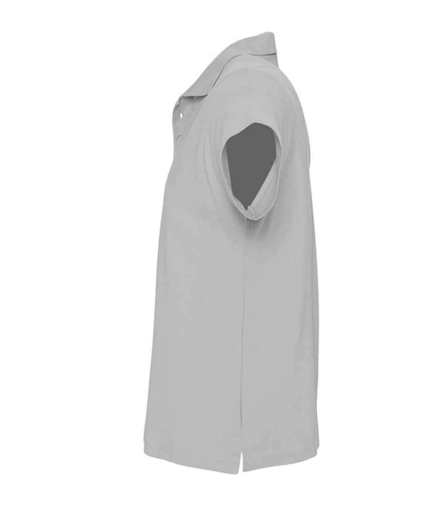 SOL'S Summer II Cotton Piqué Polo Shirt | Grey Marl