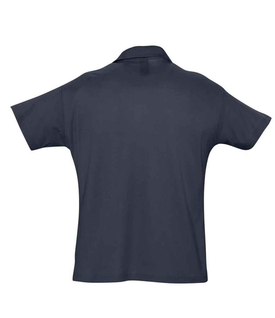 SOL'S Summer II Cotton Piqué Polo Shirt | Navy