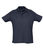 SOL'S Summer II Cotton Piqué Polo Shirt | Navy