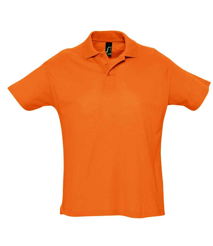 SOL'S Summer II Cotton Piqué Polo Shirt | Orange
