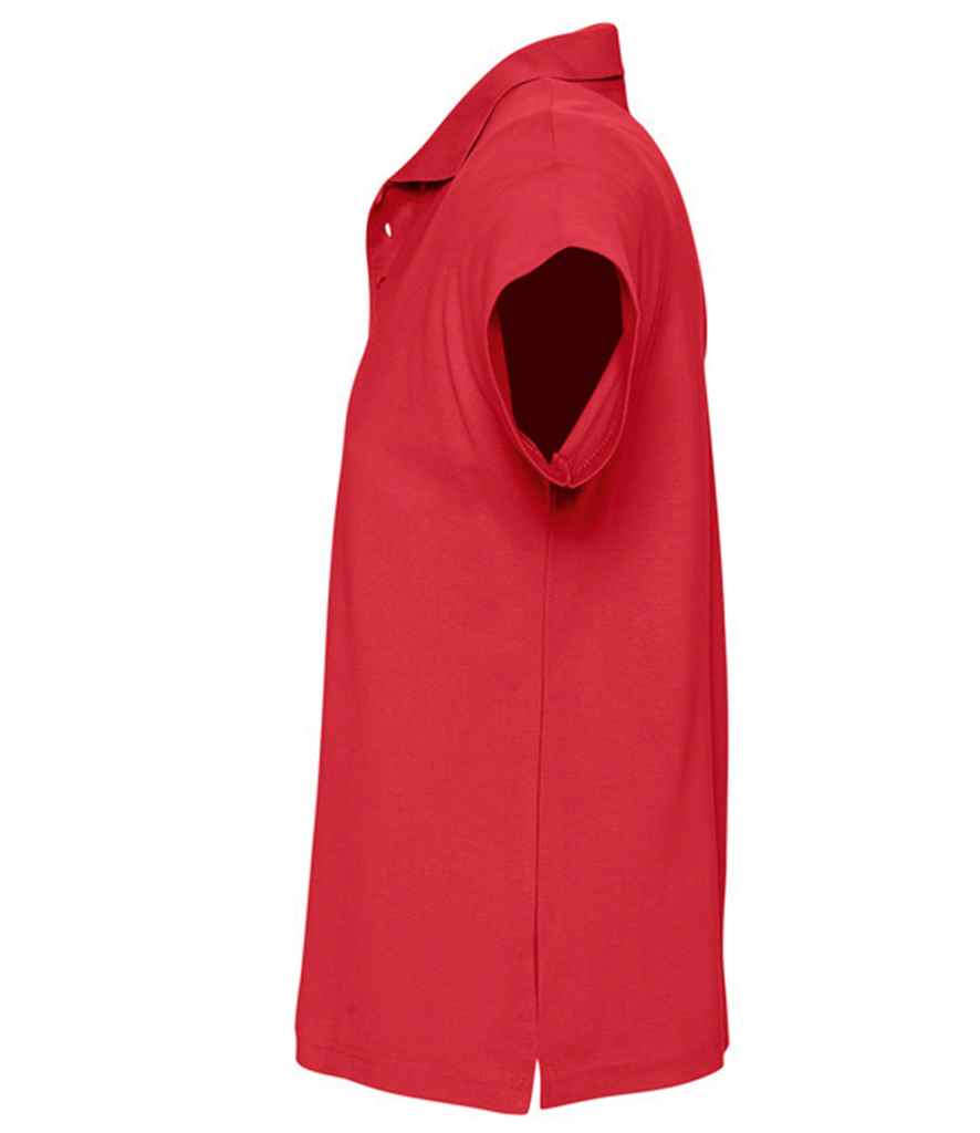 SOL'S Summer II Cotton Piqué Polo Shirt | Red