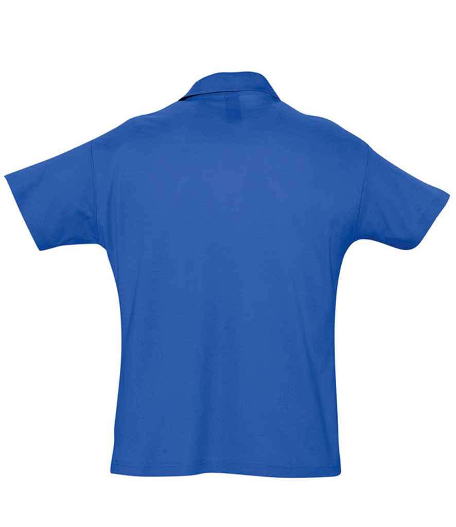 SOL'S Summer II Cotton Piqué Polo Shirt | Royal Blue