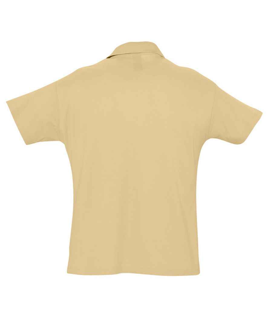 SOL'S Summer II Cotton Piqué Polo Shirt | Sand