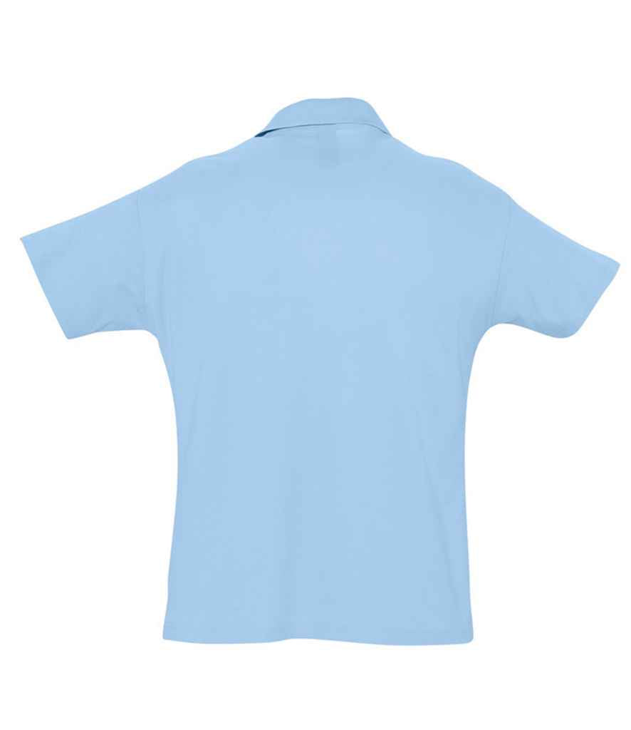 SOL'S Summer II Cotton Piqué Polo Shirt | Sky Blue