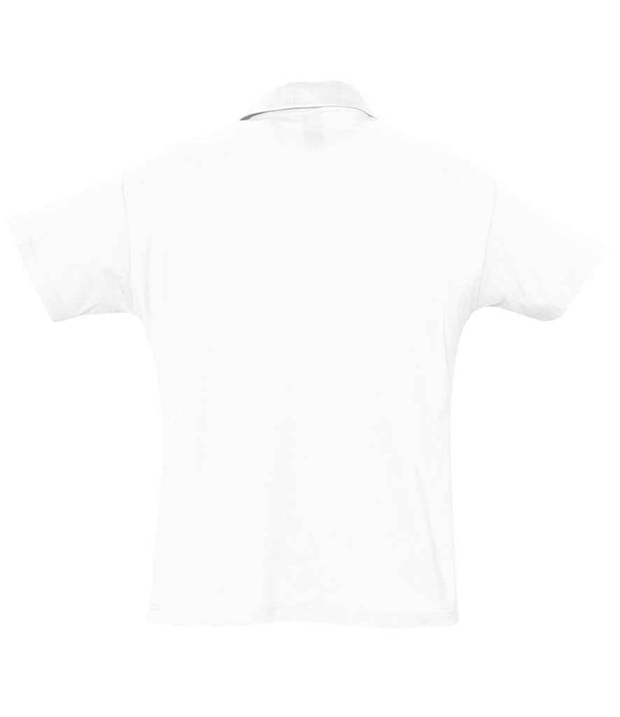 SOL'S Summer II Cotton Piqué Polo Shirt | White