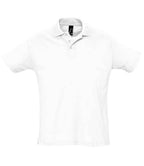 SOL'S Summer II Cotton Piqué Polo Shirt | White