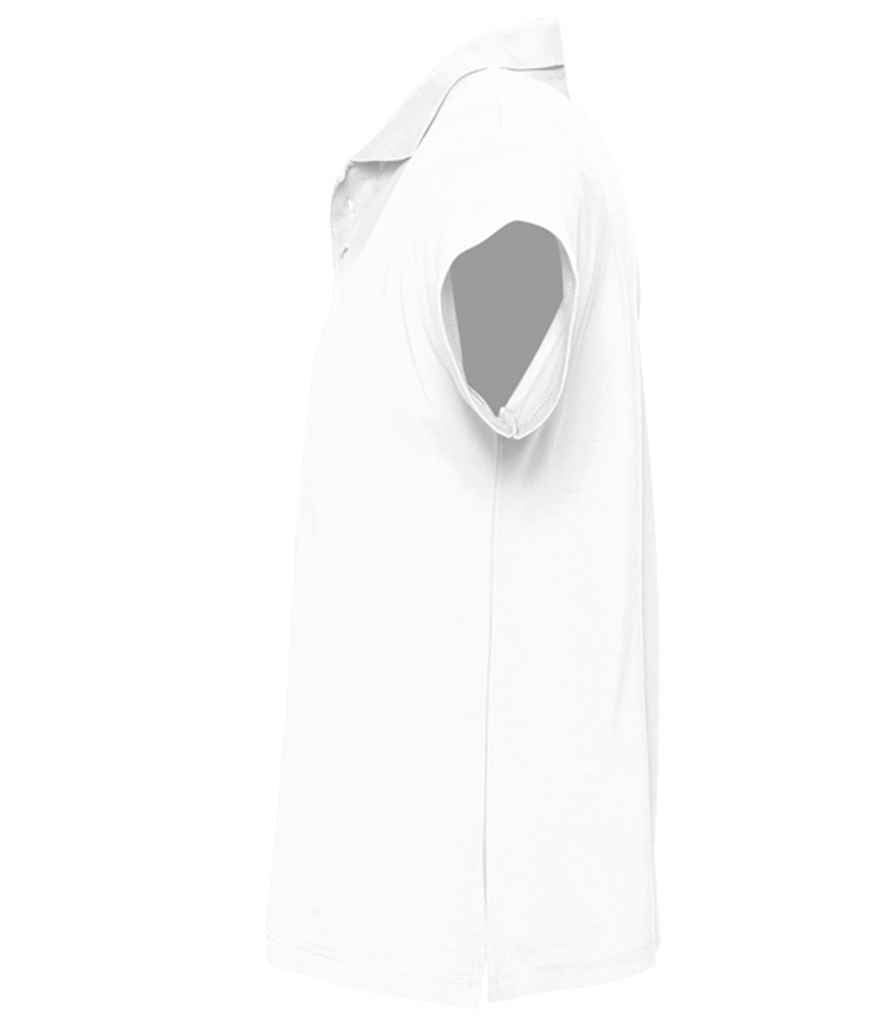 SOL'S Summer II Cotton Piqué Polo Shirt | White