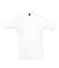 SOL'S Kids Summer II Cotton Piqué Polo Shirt | White
