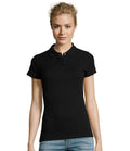 SOL'S Ladies Perfect Cotton Piqué Polo Shirt | Black