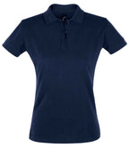 SOL'S Ladies Perfect Cotton Piqué Polo Shirt | French Navy