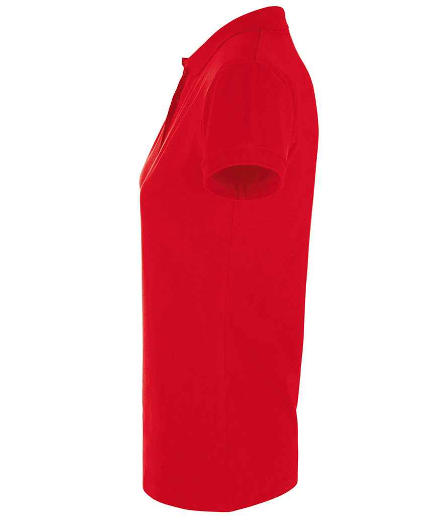 SOL'S Ladies Perfect Cotton Piqué Polo Shirt | Red