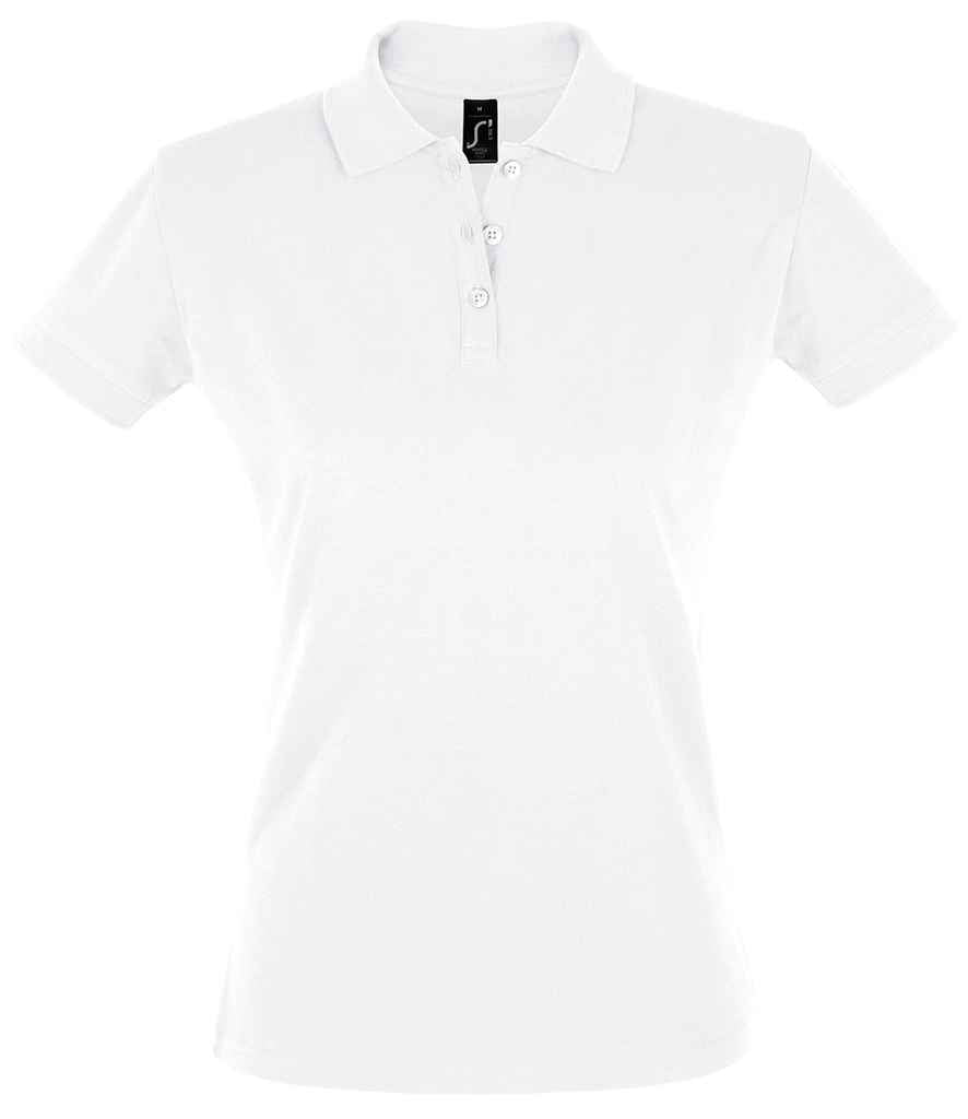 SOL'S Ladies Perfect Cotton Piqué Polo Shirt | White