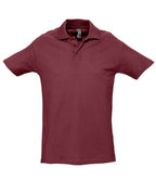 SOL'S Spring II Heavy Cotton Piqué Polo Shirt | Burgundy