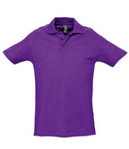 SOL'S Spring II Heavy Cotton Piqué Polo Shirt | Dark Purple