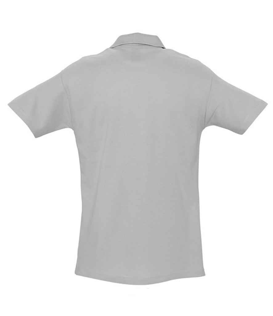 SOL'S Spring II Heavy Cotton Piqué Polo Shirt | Grey Marl