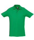 SOL'S Spring II Heavy Cotton Piqué Polo Shirt | Kelly Green