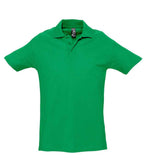 SOL'S Spring II Heavy Cotton Piqué Polo Shirt | Kelly Green