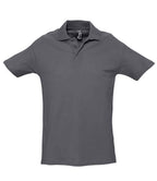SOL'S Spring II Heavy Cotton Piqué Polo Shirt | Mouse Grey