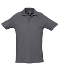 SOL'S Spring II Heavy Cotton Piqué Polo Shirt | Mouse Grey