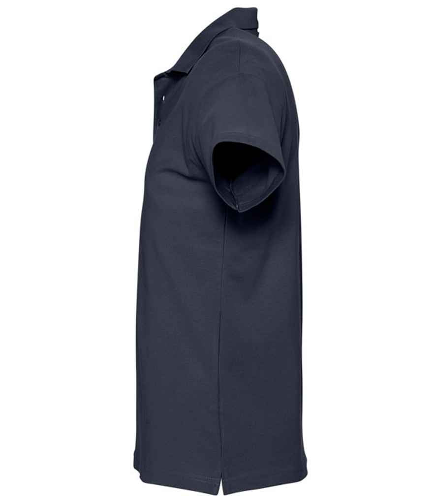 SOL'S Spring II Heavy Cotton Piqué Polo Shirt | Navy