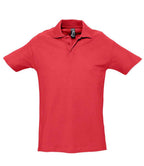 SOL'S Spring II Heavy Cotton Piqué Polo Shirt | Red